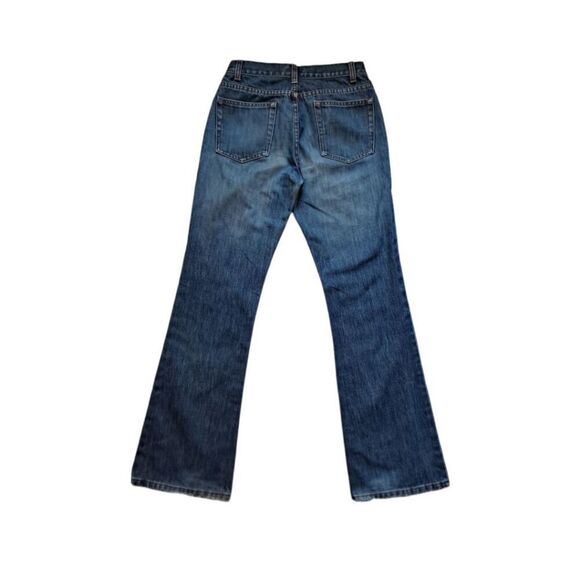 J.Crew Mid-Rise Bootcut Jeans Medium Wash Faded Denim Blue 2 - Picture 2 of 6